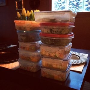 meal prep trying to gain weight