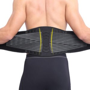 Weightlifting belt on a gym floor